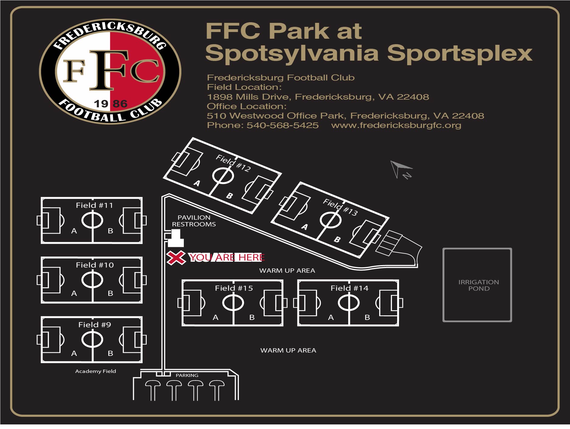 Fredericksburg FC Soccer Club FFC Park Rules and Policies